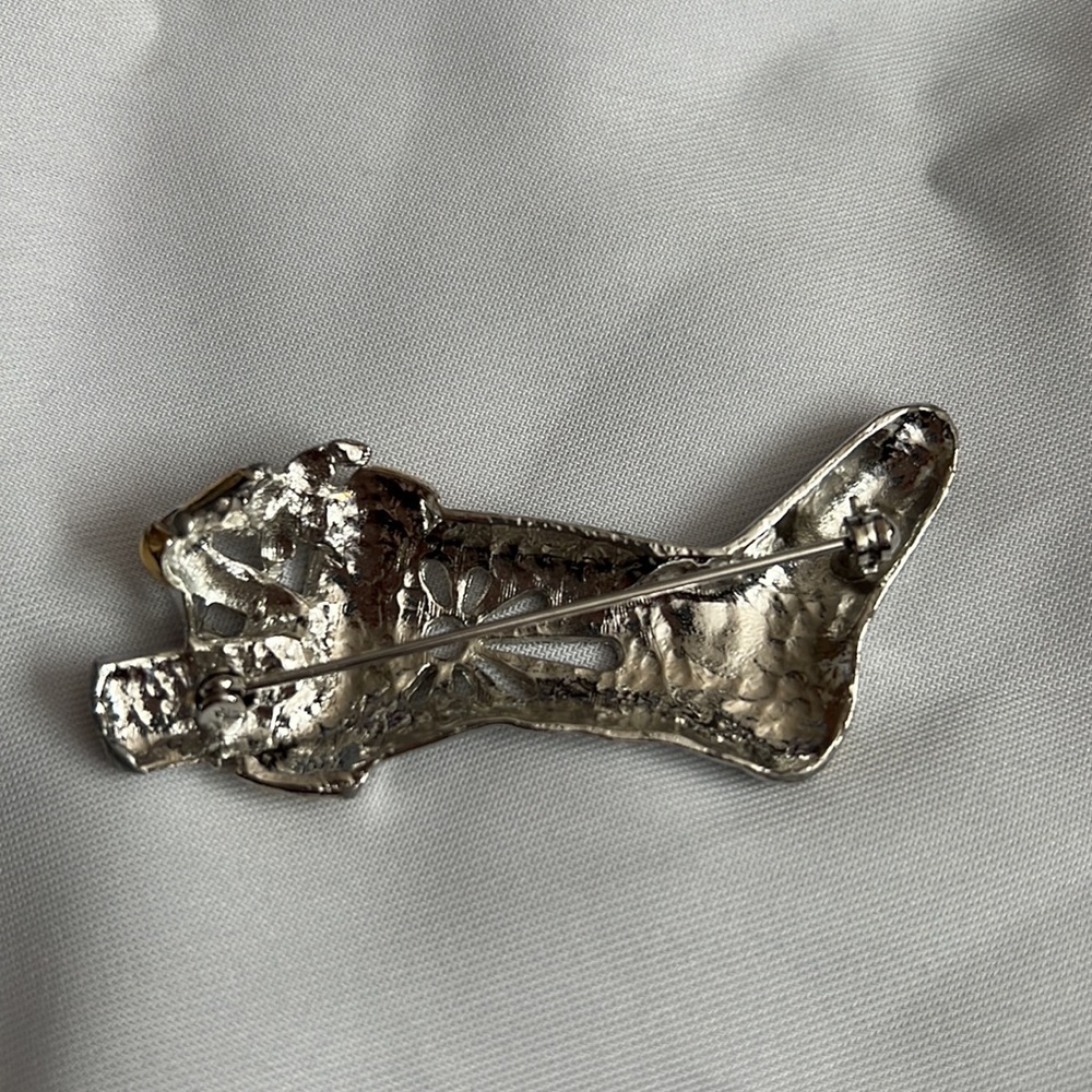 Vintage Neiman Marcus Christmas stockings embellished brooch - Picture 4 of 4